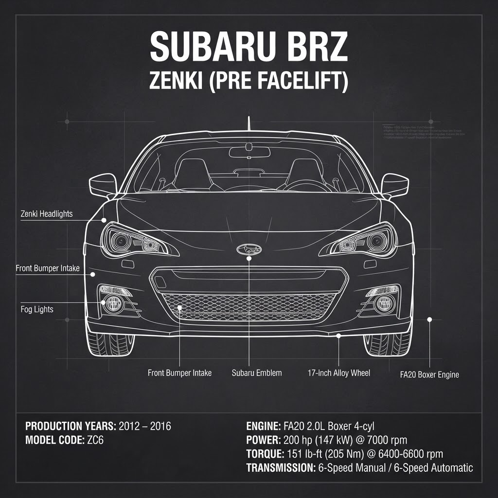 BRZ 2012 to 2016